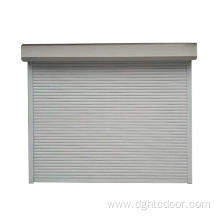 Double aluminum alloy rolling shutter door